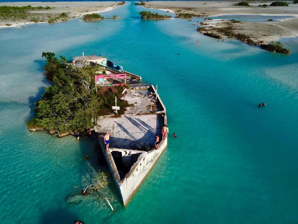 Casa Villa Real- Lagoon Acces And Stunning Views! Bacalar Bagian luar foto