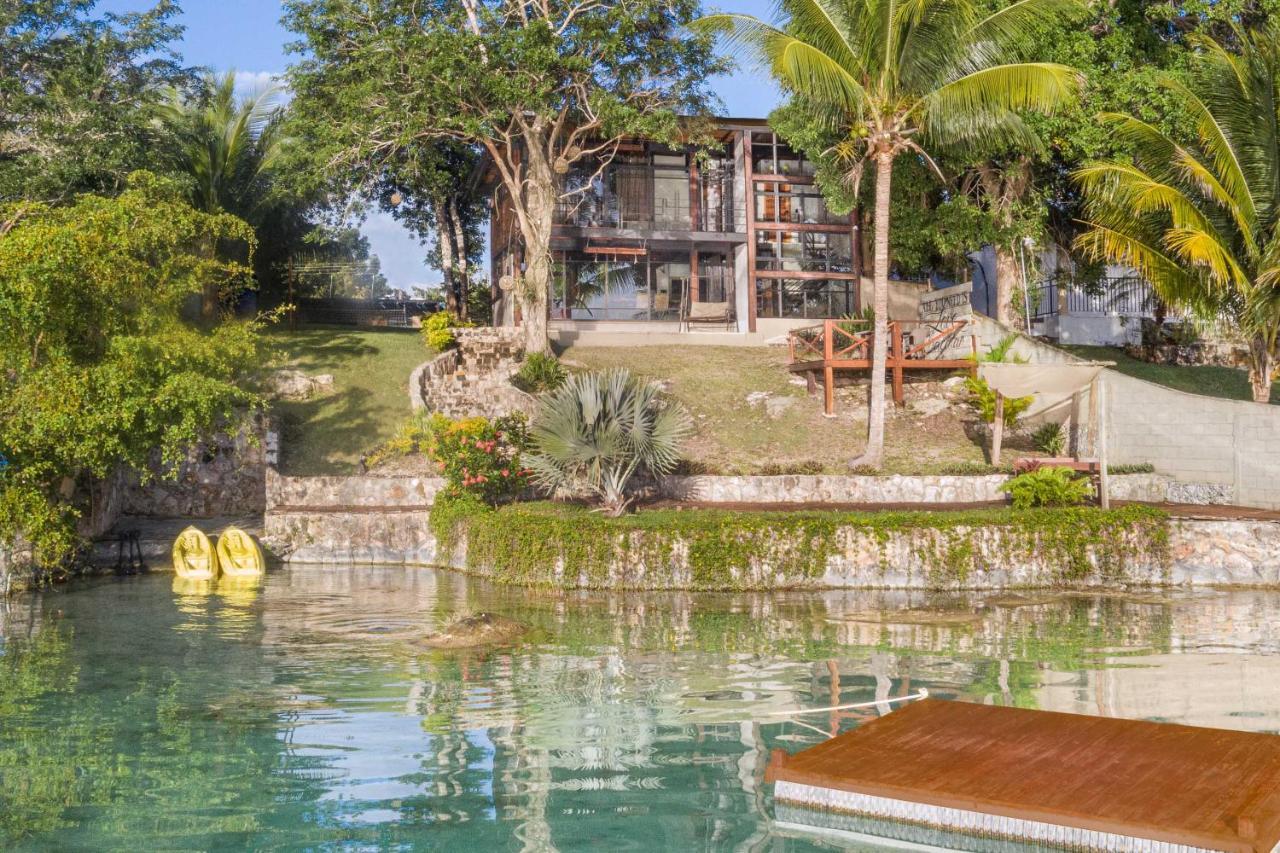 Casa Villa Real- Lagoon Acces And Stunning Views! Bacalar Bagian luar foto