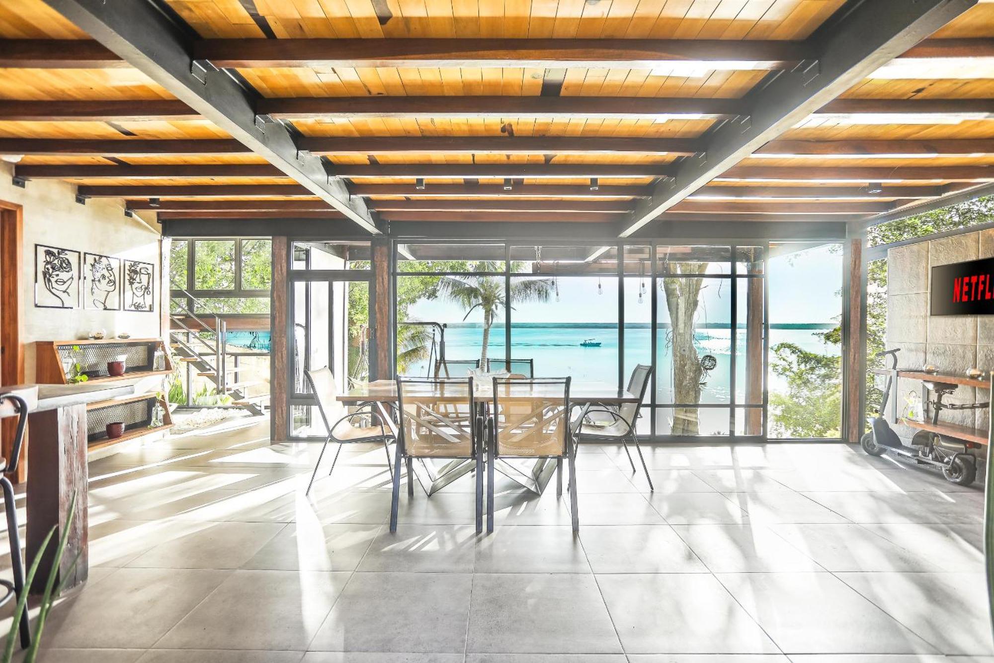 Casa Villa Real- Lagoon Acces And Stunning Views! Bacalar Bagian luar foto